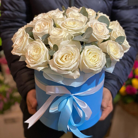 Розы в коробке №175 - Фото 1