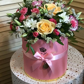 Цветы в коробке №448