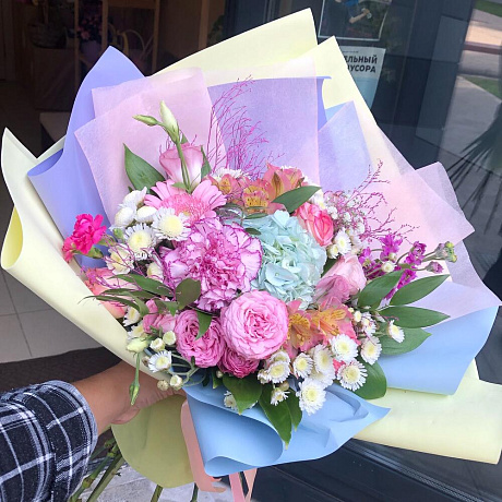 Букет цветов Кокетка №173 - Фото 1