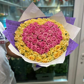 Букет из 101 розы №218