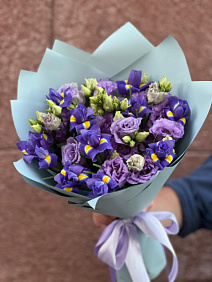 Букет "Даня, Катя, Ирисы 20 см"