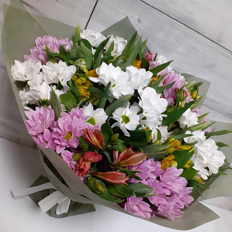 Букет цветов Нотки счастья - Фото 1