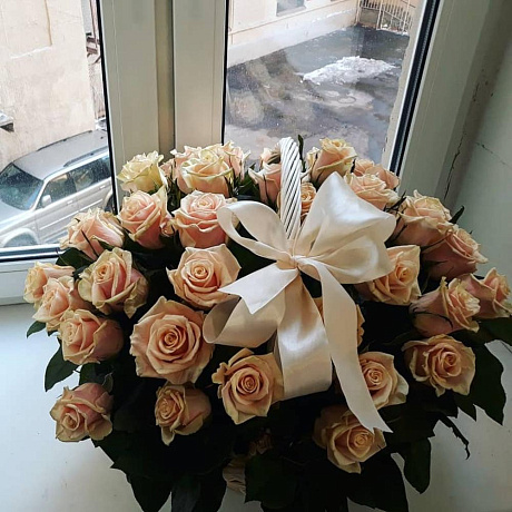 Корзина роз Талея - Фото 1