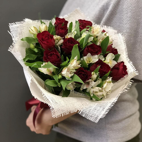 Букет цветов Теплые чувства №164 - Фото 1