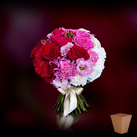 Букет из роз Алый рассвет №161 - Фото 1