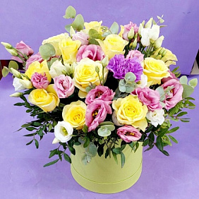 Цветы в коробке №795