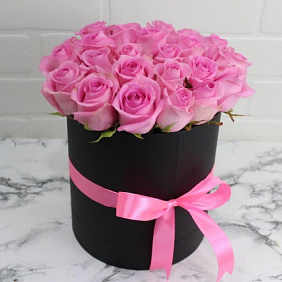 Цветы в коробке №519