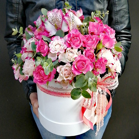 Букет цветов Розовое сияние №161 - Фото 1