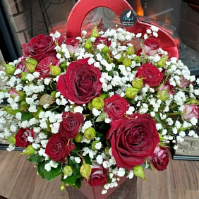 Цветы в коробке №507