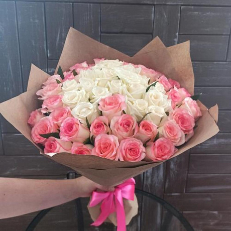 Букет цветов Розовые мечты №162 - Фото 1