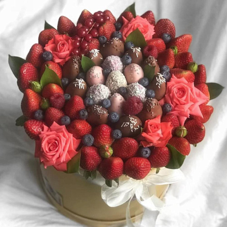 Букет из роз 3 Малины - Фото 1