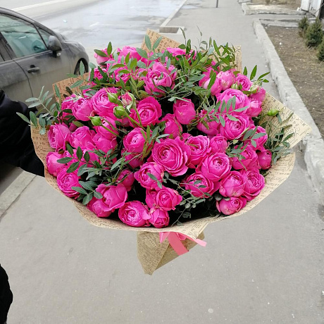 Кустовые пионовидные розы №175 - Фото 1