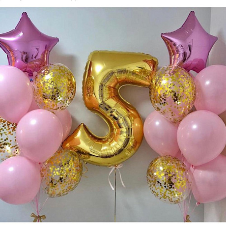 Розовый с золотом - Фото 1