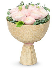 Букет из 9 ранункулюсов Миледи