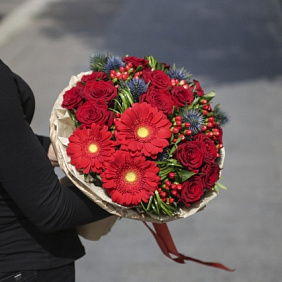 Букет цветов "Сангрия" №163