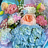 Букет цветов Радужный с Джульеттой №160 - Фото 3