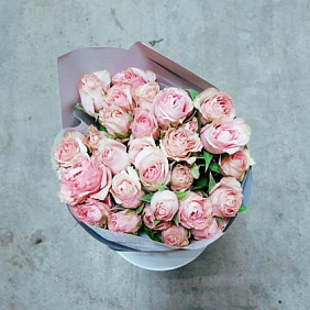 Букет цветов "Розовый шейк"