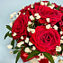 Коробка с бордовыми розами Ред Наоми - Фото 5
