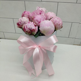 Букет цветов "Пионы розовые"