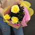 Букет комплимент из желтых роз - Фото 3