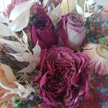 Букет цветов Ванильное облачко - Фото 3