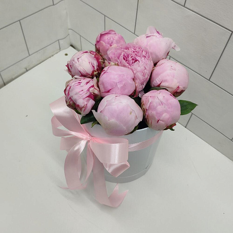 Букет цветов Пионы розовые - Фото 2