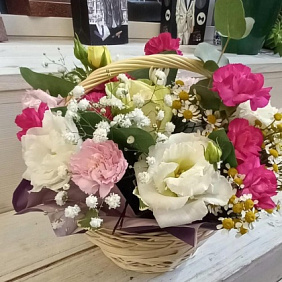 Букет цветов "Летняя корзинка"