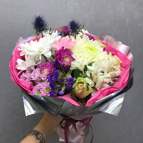 Букет цветов "Поздравление" №161
