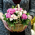 Корзинка из роз Небольшой комплимент - Фото 1