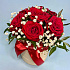 Коробка с бордовыми розами Ред Наоми - Фото 4
