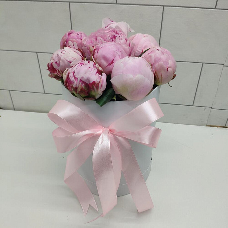Букет цветов Пионы розовые - Фото 1