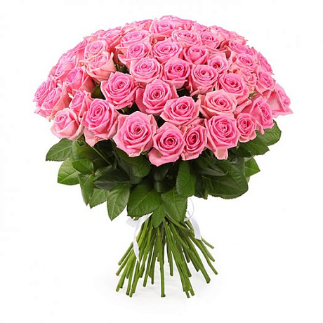 Букет из 41 розовой розы - Фото 1