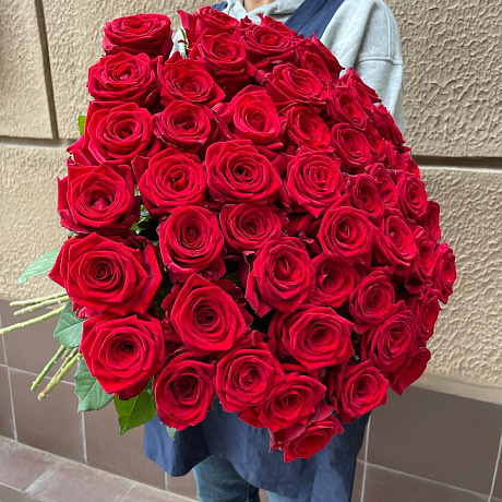 Розы красные 70 см - Фото 1