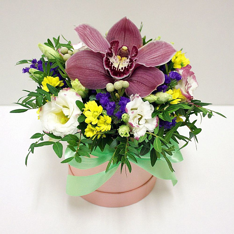 Мини-коробочка с цветами 2 - Фото 1